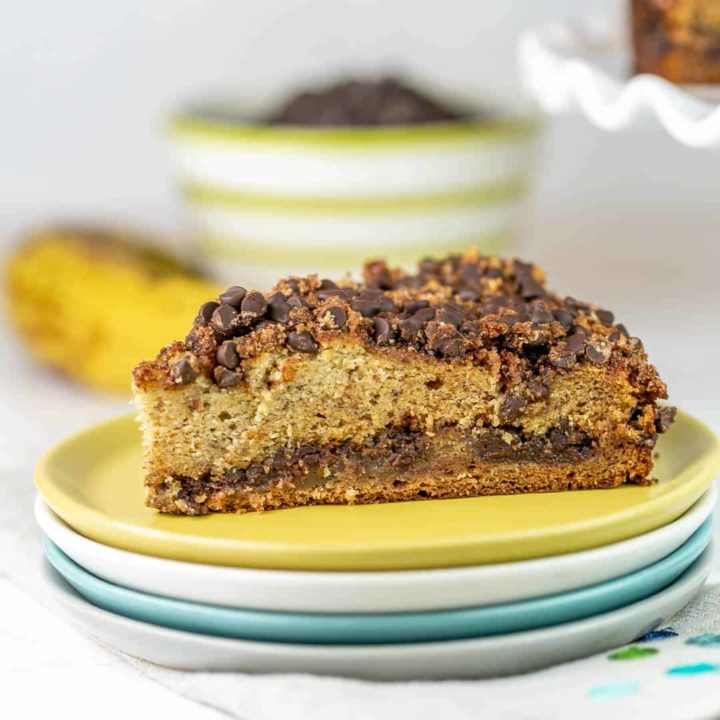 Banana Chocolate Chip Crumb Cake