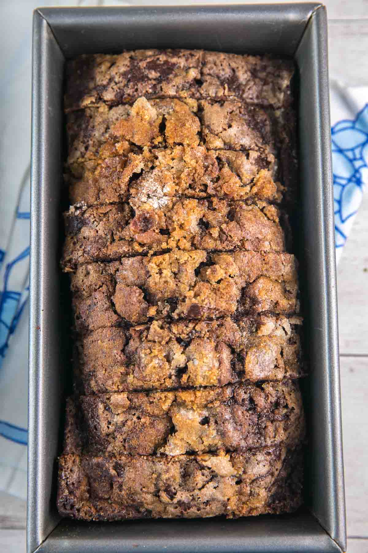 Chocolate Zucchini Bread: rich, decadent, double chocolate zucchini bread. Extra moist and the most delicious way to eat more zucchini! {Bunsen Burner Bakery} #bread #quickbread #zucchinibread #chocolate #breakfast