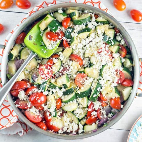 One Skillet Mexican Zucchini