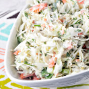 Horseradish Dill Coleslaw | Gluten Free | Vegetarian | Summer Sides | Bunsen Burner Bakery