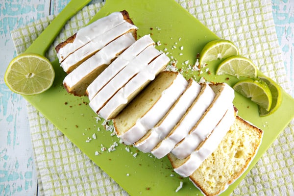 Buttermilk Lime Quick Bread: Citrusy and tangy buttermilk lime quick bread covered with a sweet-tart lime sugar glaze. Pretend it's summer year round with this simple buttermilk bread. {Bunsen Burner Bakery}