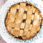 Gluten Free Passover Linzer Tart: hazelnut, almond, and walnut crust with a layer of raspberry jam. {Bunsen Burner Bakery}