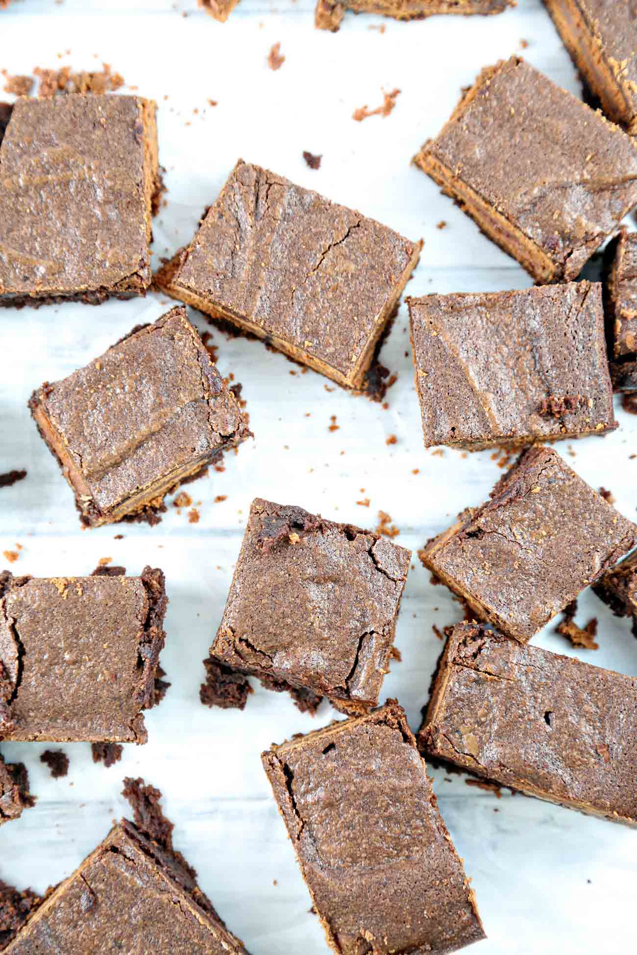 Tim Tam Brownies: extra chocolatey brownies with an unexpected crunch, mixed by hand in one bowl. {Bunsen Burner Bakery}