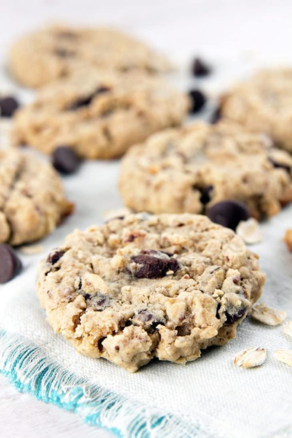 Oatmeal Chocolate Chip Lactation Cookies: bake up a batch of these delicious galactagogue-filled treats to boost milk supply for the breastfeeding moms in your life.  {Bunsen Burner Bakery}