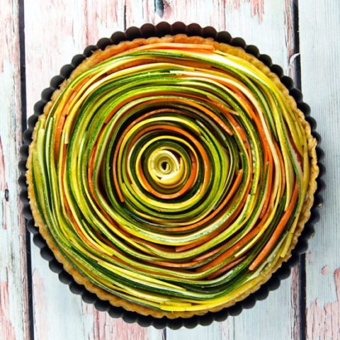 Spiral Vegetable Tart