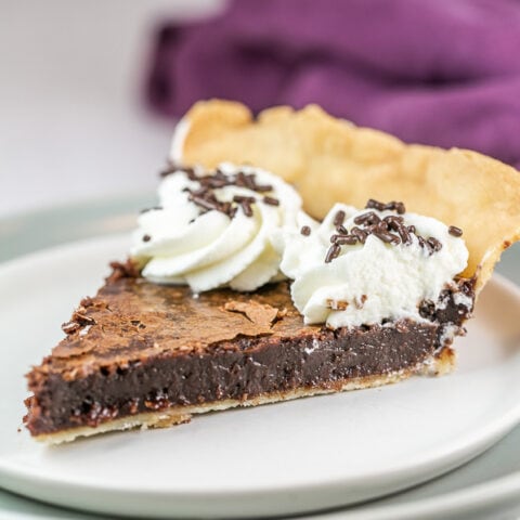 Flourless Brownie Pie