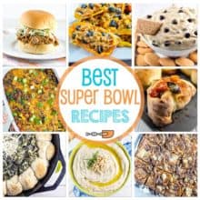 Dips, hot finger food appetizers, and desserts - here are the best Super Bowl recipes for a perfect party!