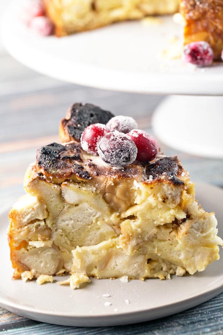 Soft Pretzel French Toast Casserole: sweet and salty, crunchy and soft, with a melted sugar crust. Perfect make-ahead breakfast for company! {Bunsen Burner Bakery}