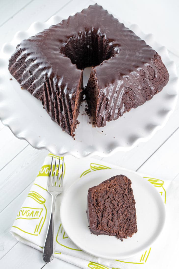 Gluten Free Chocolate Bundt Cake: The ultimate Passover-friendly, gluten free chocolate bundt cake. With a rich, deep chocolate flavor, this cake is for true chocolate aficionados! Perfect for Pesach, Easter, brunch, dessert, or any time!