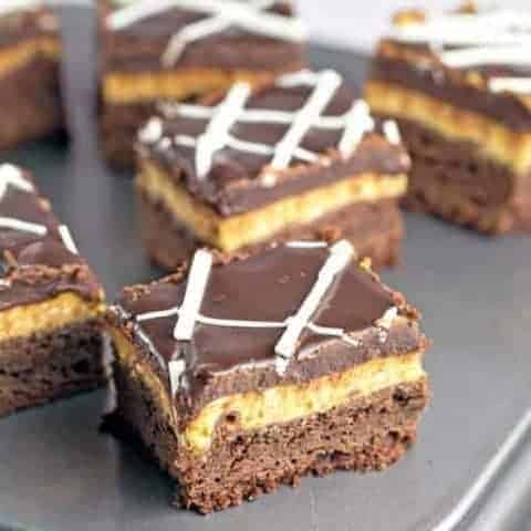 Pumpkin Cheesecake Brownies