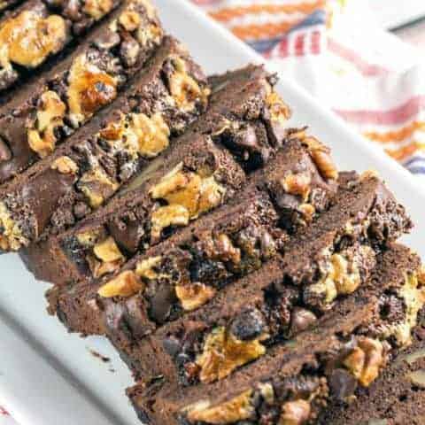 Rocky Road Banana Bread: Shake up your banana bread with chocolate chips, walnuts, and marshmallows. An unexpected, delicious, chocolatey hit! #bunsenburnerbakery #bananabread #quickbread #rockyroad