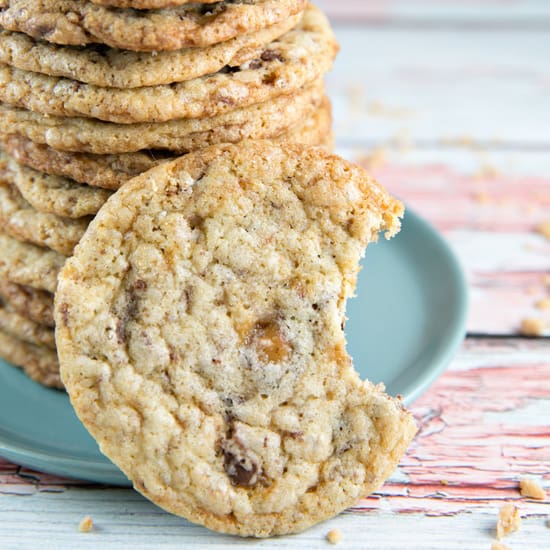 Toffee Crunch Cookies Bunsen Burner Bakery