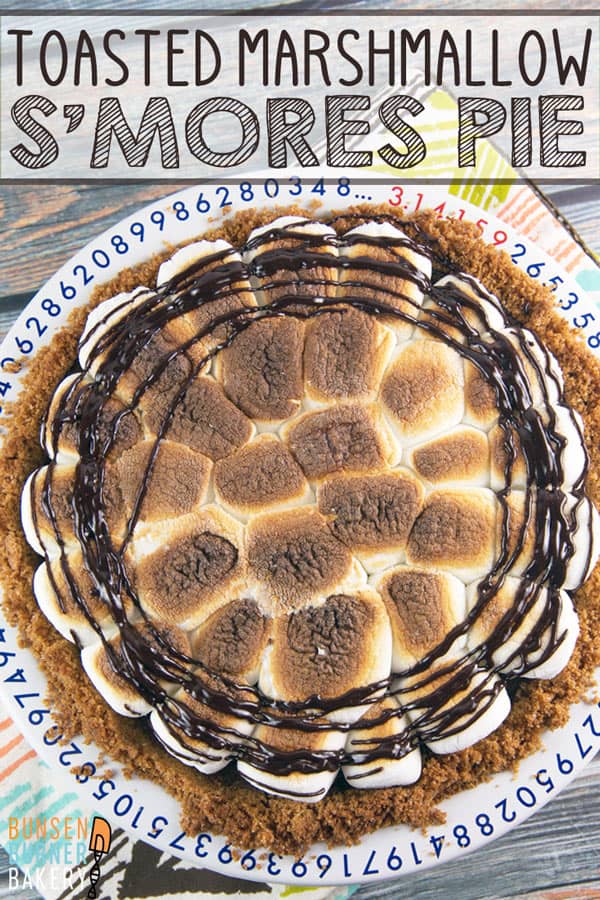 S'mores Pie: Bring the campfire inside with an easy pie recipe made with a graham cracker crust, thick layer of milk chocolate filling, and toasted marshmallows on top. 