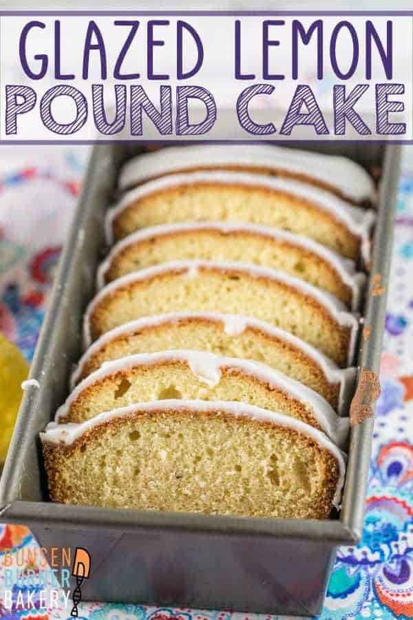 Glazed Lemon Pound Cake: a rich, tender, buttery pound cake packed full of real lemon flavor, covered in a lemon glaze.