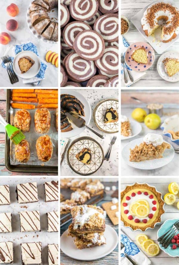 a photo collage of my 9 favorite recipes on bunsen burner bakery