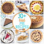 A collection of the best pie recipes: savory and sweet, fruit, chocolate, and custard, baked and no baked - something for everyone!