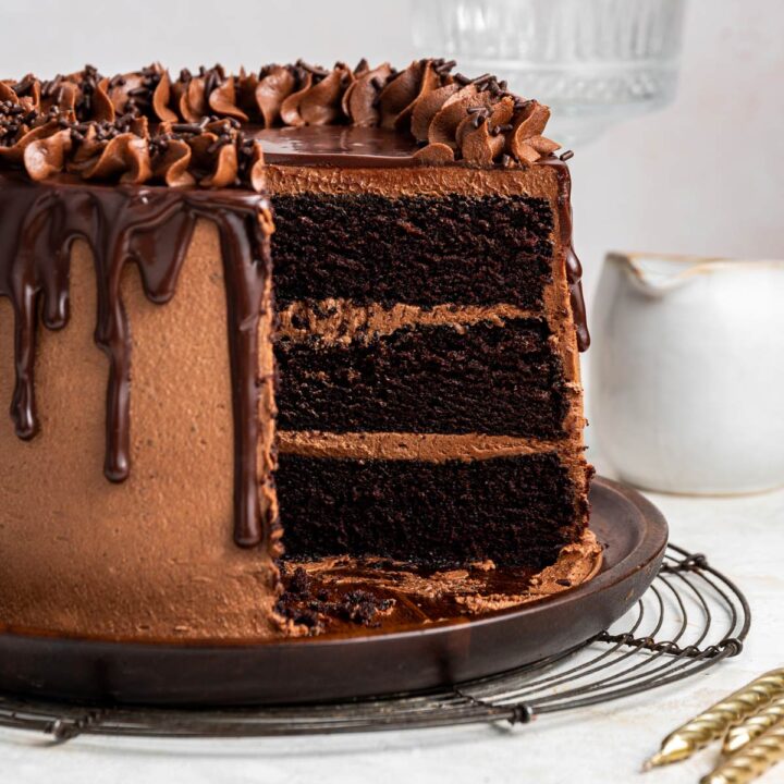 Best Chocolate Layer Cake with Chocolate Buttercream Frosting