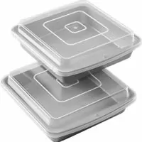 Wilton 9-Inch Square Baking Pan with Lid