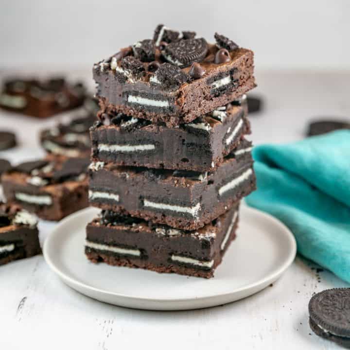 Fudgy Oreo Brownies