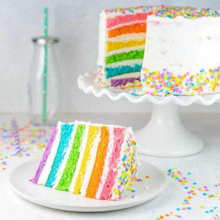 Rainbow Sheet Cake Recipe