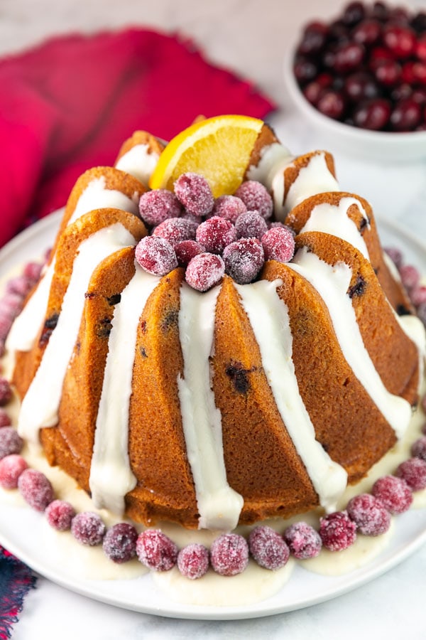 Glazed Orange Bundt Cake (baking with decorative bundt pans)