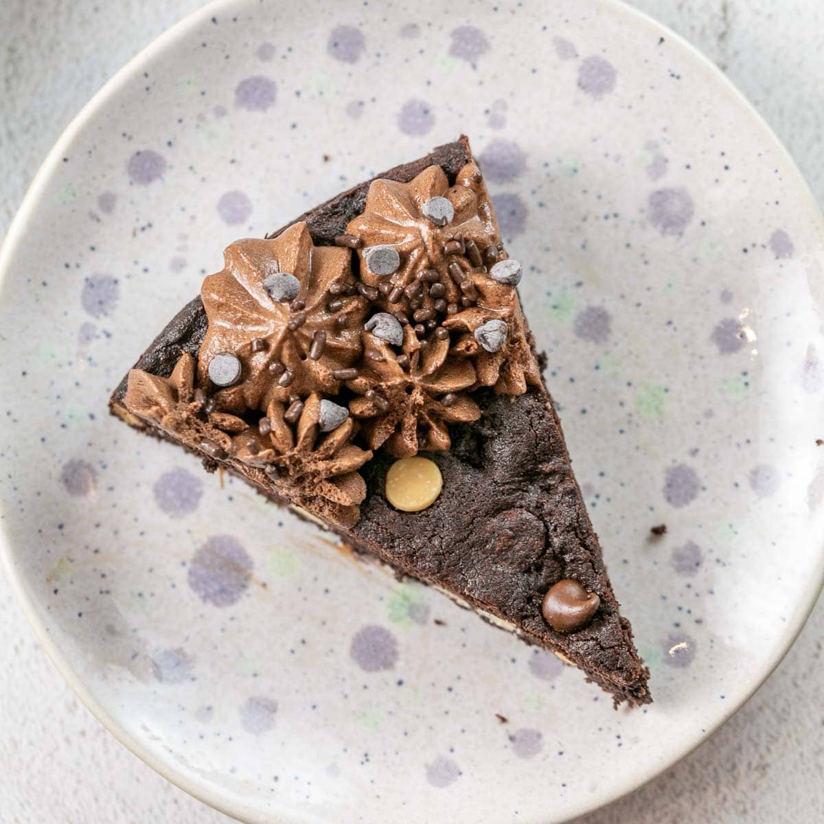 Dark Chocolate Cookie Cake