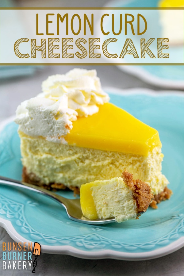 This lemon cheesecake starts with a creamy, dreamy classic cheesecake and takes it up a notch with the tart flavor of lemons and a silky lemon curd. A perfect cheesecake with a summery twist!