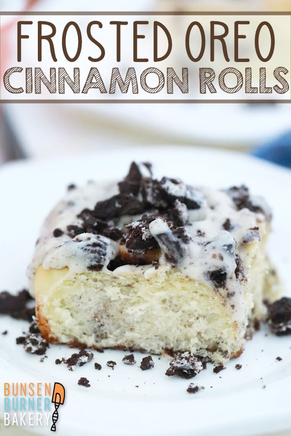 Made with crushed Oreos in the dough, a crumbled Oreo filling, and Oreo cream cheese frosting, these Oreo Cinnamon Rolls are the ultimate dessert-for-breakfast for Oreo lovers!