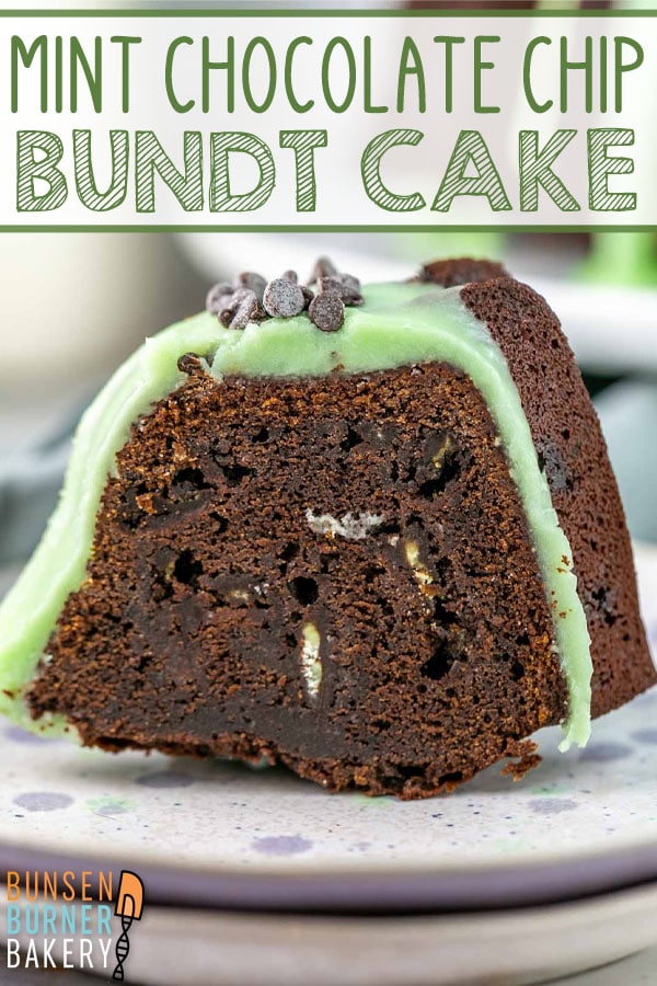The mint + chocolate combination is always a winner, and especially so in this Mint Chocolate Chip Bundt Cake! Featuring rich chocolate and minty flavors, the glossy mint fudge frosting might just be the very best part!