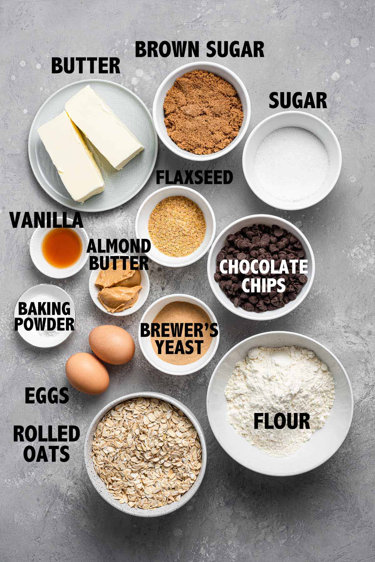 ingredients used to make lactation cookies