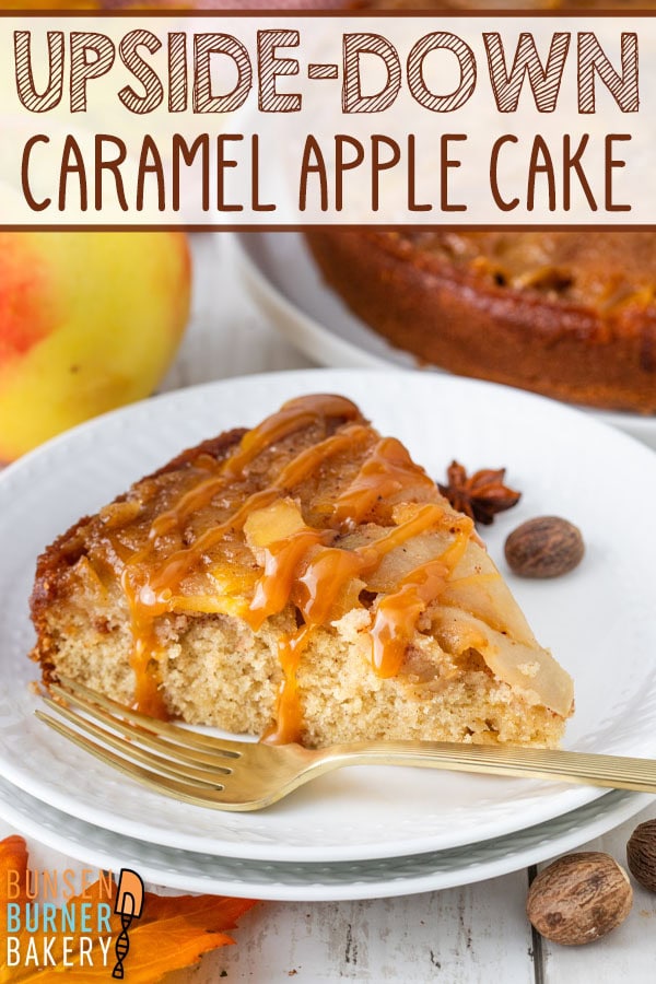 Caramelized apples + buttery vanilla cake = fall baking perfection. This Caramel Apple Upside-Down Cake is a must-try recipe for apple season.