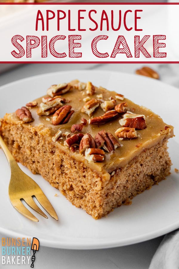 Looking for an easy sheet cake that everyone will love? This Applesauce Spice Cake is packed with warm spices, topped with brown sugar icing, and perfect for brunch or dessert.