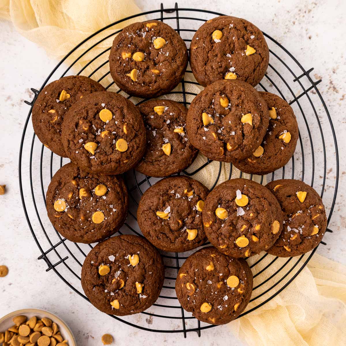 Chocolate Peanut Butter Chip Cookies