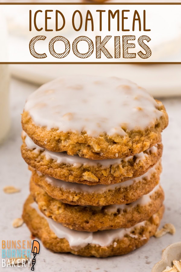 Bake a batch of soft, chewy iced oatmeal cookies with crisp edges, warm cinnamon, and a simple vanilla glaze that dries into the classic crackly shell everyone remembers from childhood.